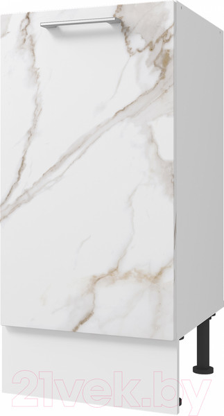 Изображение товара Шкаф-стол кухонный Горизонт Мебель Оптима 30 (мрамор милк)