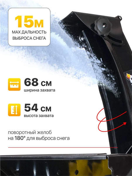 Изображение товара Снегоуборщик бензиновый Huter SGC 4100W (70/7/46)