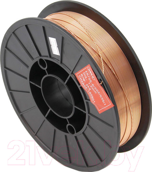 Изображение товара Проволока сварочная Deka ER70S-6 0.8мм 5кг (катушка)