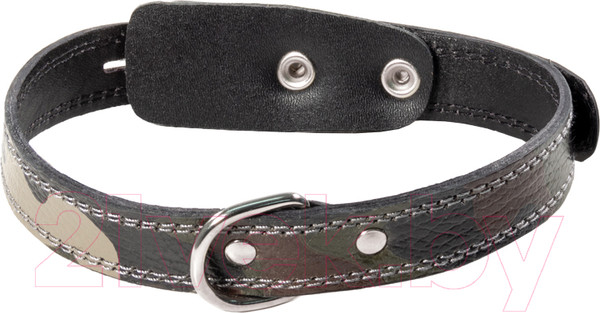 Изображение товара Ошейник Gamma Кожаный Хаки / 11232103