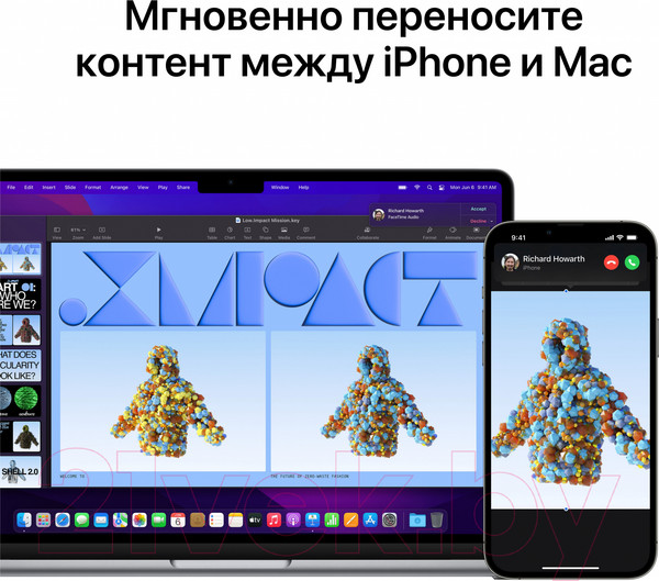 Изображение товара Ноутбук Apple MacBook Air 13" M2 2022 256GB / MLY33 (полуночный)