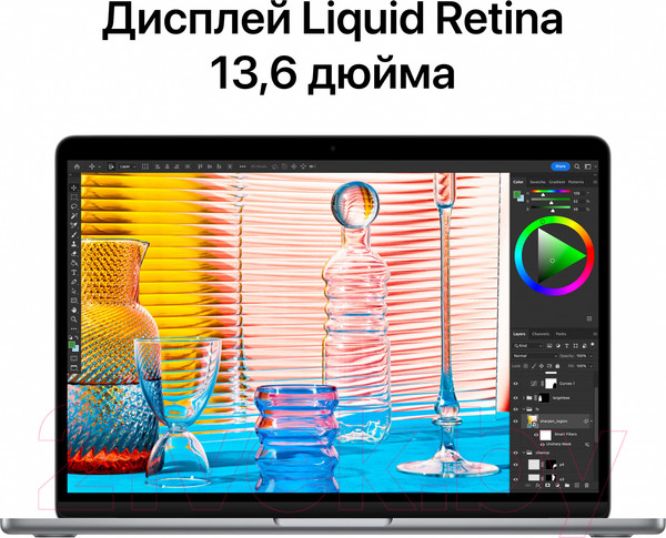 Изображение товара Ноутбук Apple MacBook Air 13" M2 2022 256GB / MLY33 (полуночный)