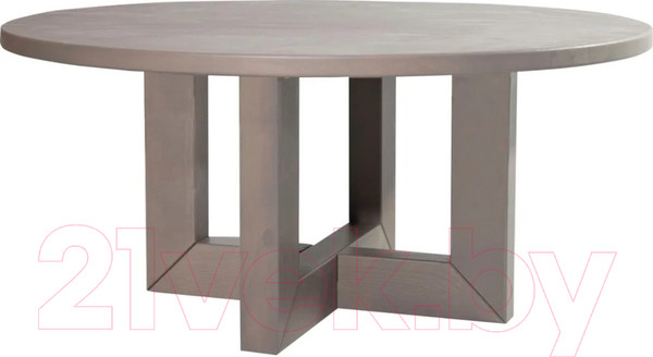 Изображение товара Журнальный столик Dipriz Сoakley круглый 80x80x45 Д.63011.1 (серый дуб)