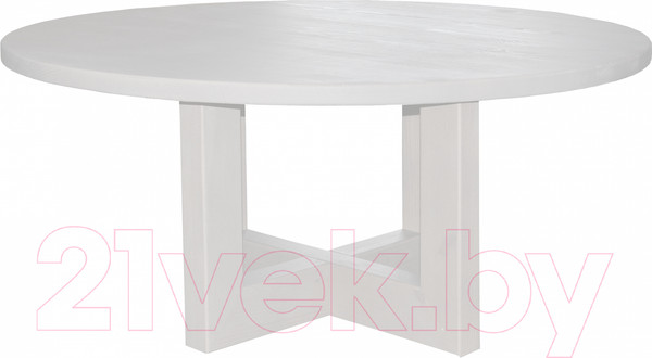 Изображение товара Журнальный столик Dipriz Сoakley круглый 80x80x45 Д.63011.2 (белый)