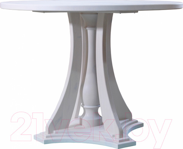 Изображение товара Обеденный стол Dipriz Evans круглый 100x100x75 / Д.60010.2 (серый дуб)