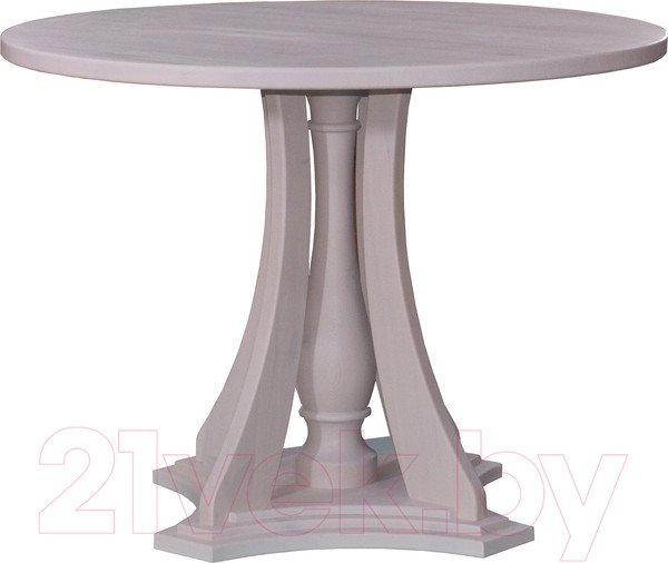 Изображение товара Обеденный стол Dipriz Evans круглый 100x100x75 / Д.60010.2 (серый дуб)