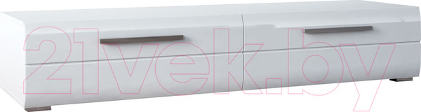 Изображение товара Тумба Bravo Мебель Домино ТВ 1800 (белый/белый глянец)
