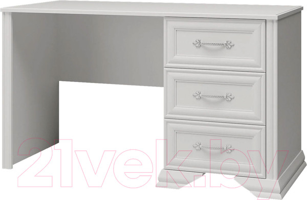 Изображение товара Письменный стол Bravo Мебель Грация (белый/белый)