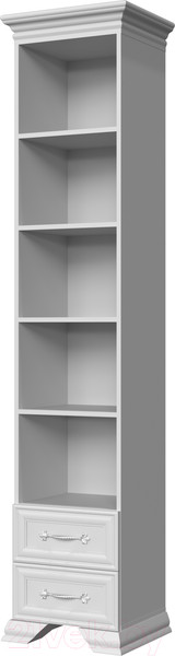 Изображение товара Стеллаж Bravo Мебель Грация (белый/белый)