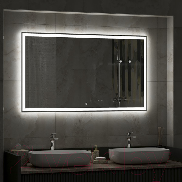 Изображение товара Зеркало Континент Mercury Led 120x80