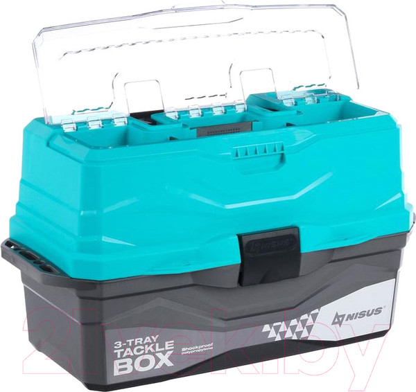Изображение товара Ящик рыболовный Nisus Tackle Box / 4896997 (бирюзовый)