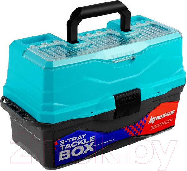 Изображение товара Ящик рыболовный Nisus Tackle Box / 4896997 (бирюзовый)