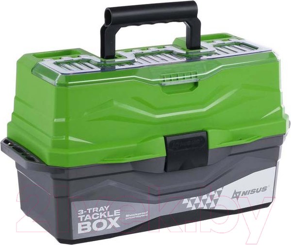 Изображение товара Ящик рыболовный Nisus Tackle Box / 4730643 (зеленый)