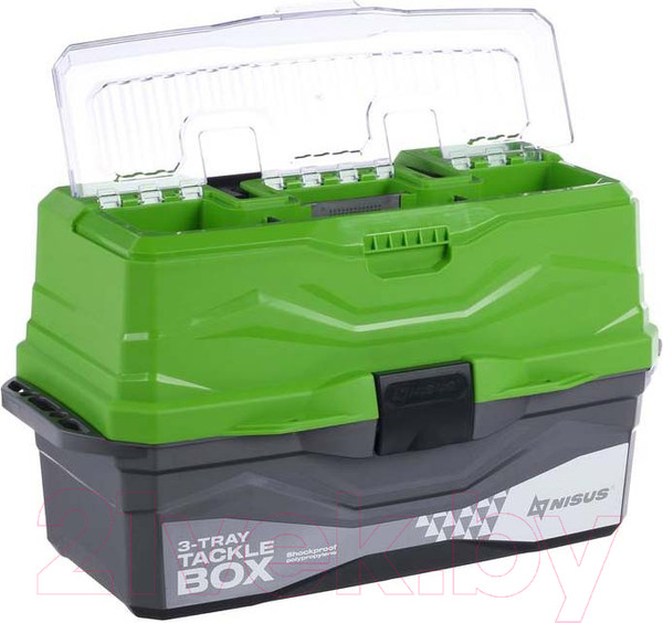 Изображение товара Ящик рыболовный Nisus Tackle Box / 4730643 (зеленый)