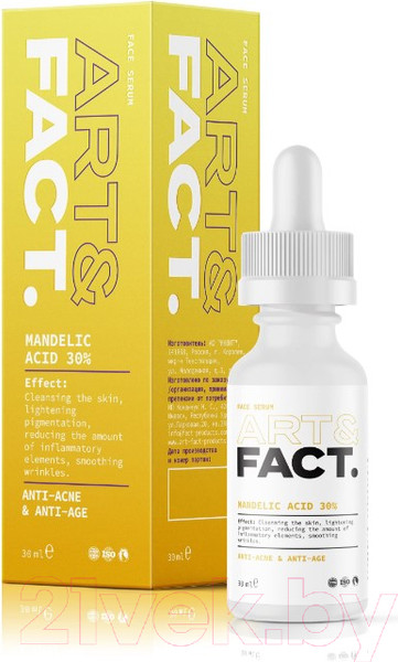 Изображение товара Пилинг для лица Art&Fact Mandelic Acid 30% очищающий и омолаживающий (30мл)