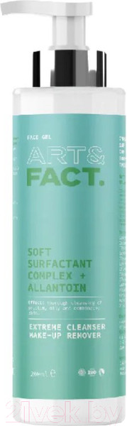 Изображение товара Гель для умывания Art&Fact Soft Surfactant Complex + Allantoin для жирной кожи (200мл)