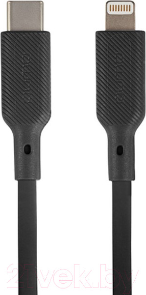 Изображение товара Кабель Qumo С94 Type-C-Apple 8 pin (1м, черный)