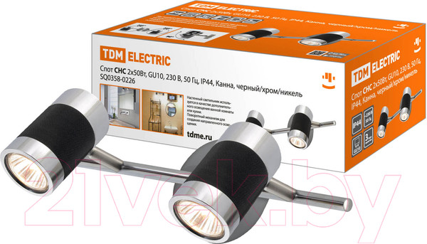 Изображение товара Спот TDM SQ0358-0226 (черный/хром/никель)