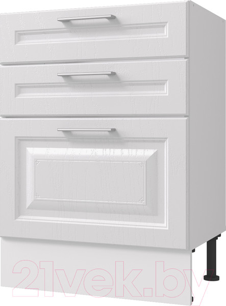Изображение товара Шкаф-стол кухонный Горизонт Мебель Классик 50 3 ящика (арктик)