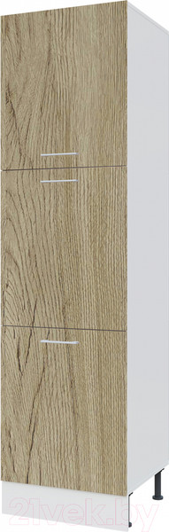 Изображение товара Шкаф-пенал кухонный Горизонт Мебель Оптима 45 (рустик натур)