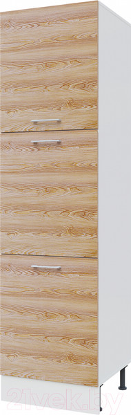 Изображение товара Шкаф-пенал кухонный Горизонт Мебель Оптима 45 (сосна бран)