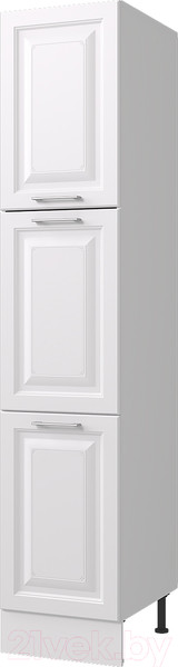 Изображение товара Шкаф-пенал кухонный Горизонт Мебель Классик 45 (белый эмалит)