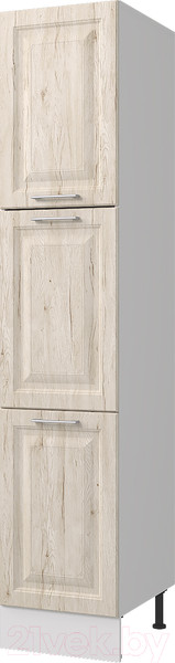 Изображение товара Шкаф-пенал кухонный Горизонт Мебель Классик 45 (рустик молочный)