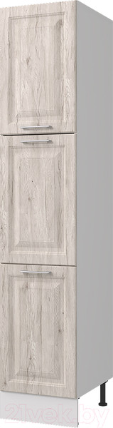 Изображение товара Шкаф-пенал кухонный Горизонт Мебель Классик 45 (рустик серый)