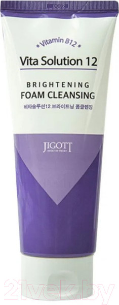 Изображение товара Пенка для умывания Jigott Vita Solution 12 Brightening Foam Cleansing (180мл)