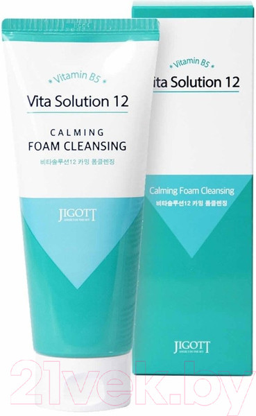 Изображение товара Пенка для умывания Jigott Vita Solution 12 Calming Foam Cleansing (180мл)