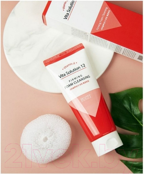 Изображение товара Пенка для умывания Jigott Vita Solution 12 Firming Foam Cleansing (180мл)