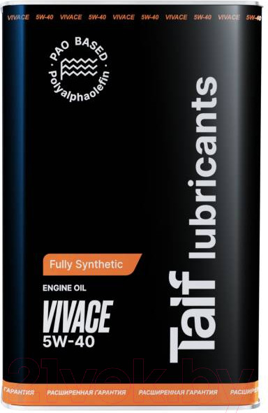 Изображение товара Моторное масло Taif Vivace 5W40 211026 / 211132  (4л)