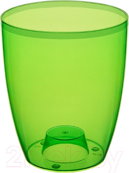 Изображение товара Кашпо Эльфпласт для орхидей №1 / EP273 (1.1л, зеленый)