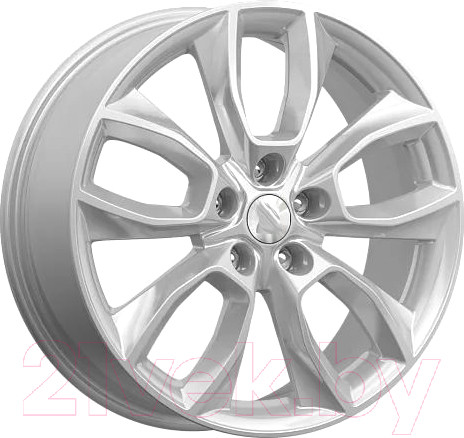 Литой диск K&K Premium КР001 X-Trail 18x7" 5x114.3мм DIA 66.1мм ET 45мм (Elite Silver) — фото 3