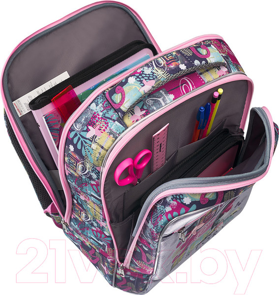 Изображение товара Школьный рюкзак Erich Krause ErgoLine Urban 18L Bird Story / 54462