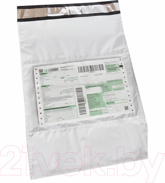 Изображение товара Набор конвертов почтовых No Brand 113496 (50шт, белый)