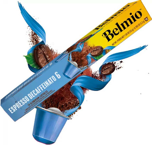 Изображение товара Кофе в капсулах Belmio Espresso Decaffeinato стандарт Nespresso (10x5.2г)