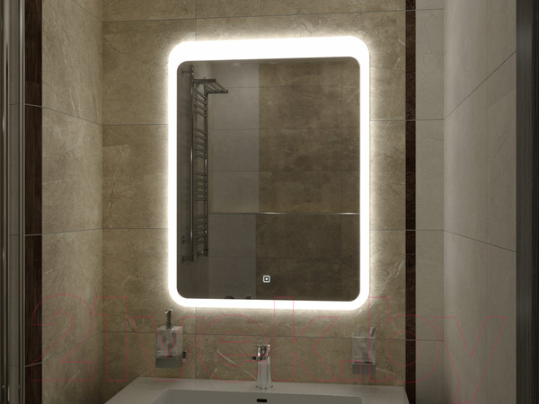 Изображение товара Зеркало Континент Lacio Led 70x80