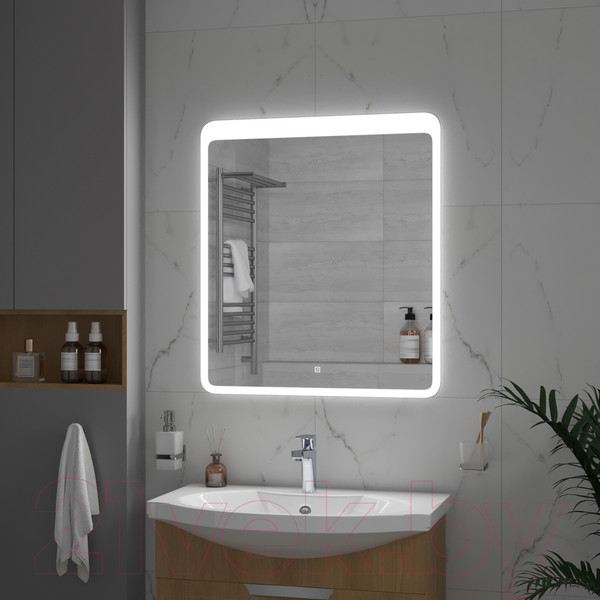 Изображение товара Зеркало Континент Lacio Led 80x90