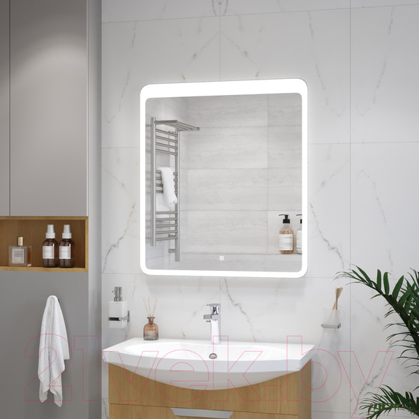 Изображение товара Зеркало Континент Lacio Led 80x90