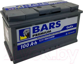 Изображение товара Автомобильный аккумулятор BARS Premium 100 R / 100 10 12 01 0021 09 11 0 L (100 А/ч)