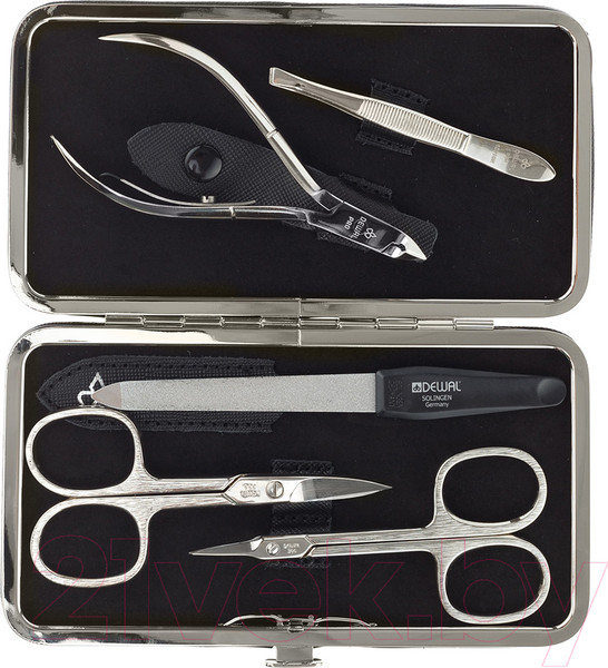 Изображение товара Набор для маникюра Dewal 903BLACK (черный)