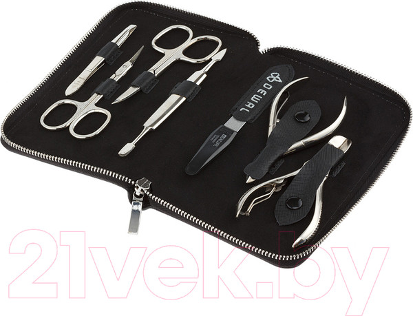 Изображение товара Набор для маникюра Dewal 904BLACK (черный)