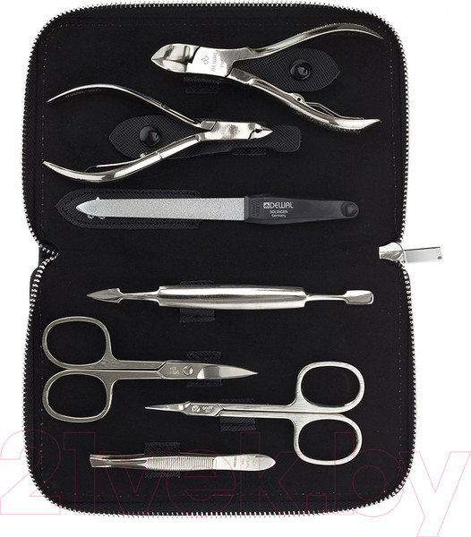 Изображение товара Набор для маникюра Dewal 904BLACK (черный)