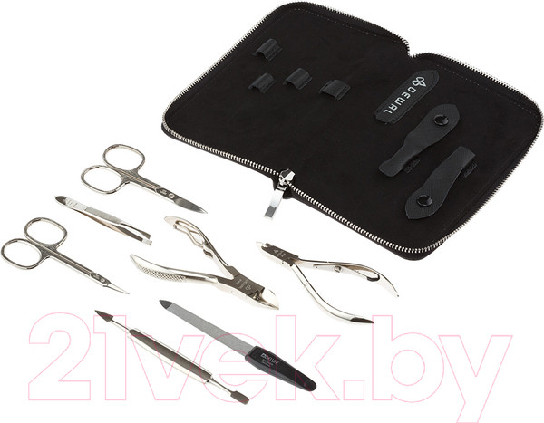 Изображение товара Набор для маникюра Dewal 904BLACK (черный)