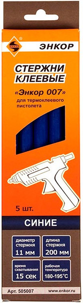 Изображение товара Клеевые стержни Энкор 505007