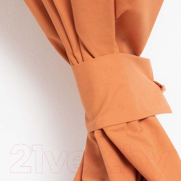 Изображение товара Комплект штор Этель Kitchen 7866027 (150x180, оранжевый)