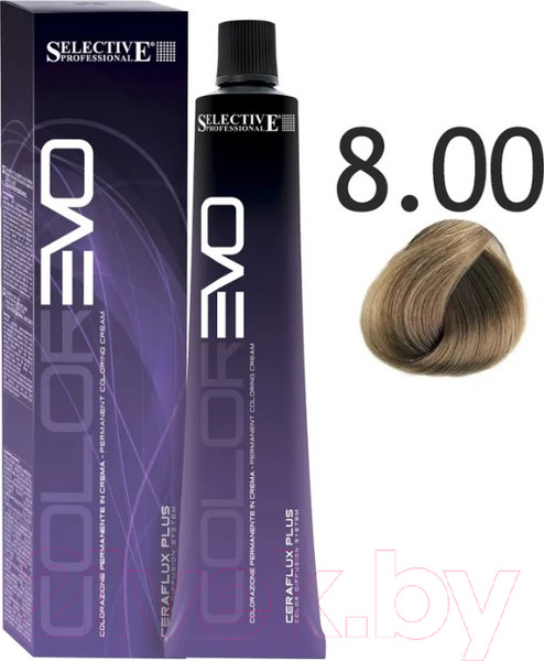 Изображение товара Крем-краска для волос Selective Professional Colorevo 8.00 / 84800 (100мл, светлый блондин глубокий)