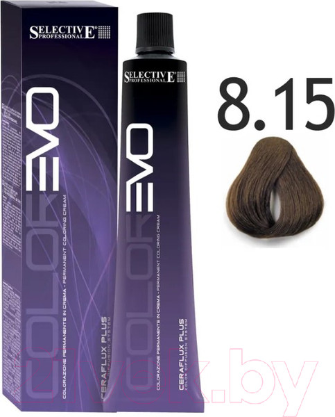 Изображение товара Крем-краска для волос Selective Professional Colorevo 8.15 / 84815 (100мл, светлый блондин хумус)