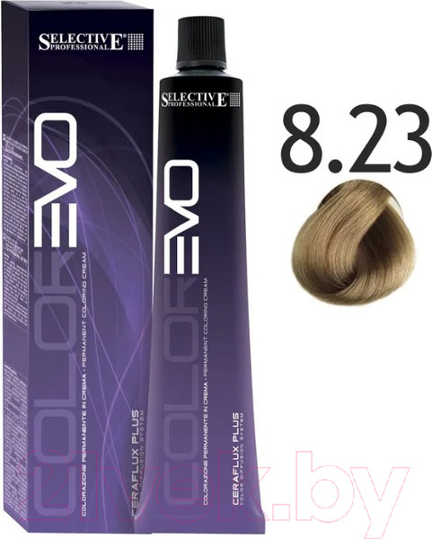 Изображение товара Крем-краска для волос Selective Professional Colorevo 8.23 / 84823 (100мл, светлый блондин бежево-золотой )